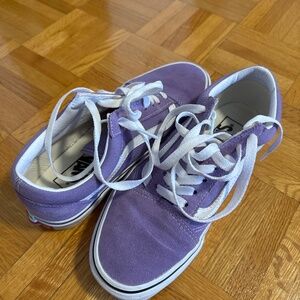 Purple classic Vans size 6M